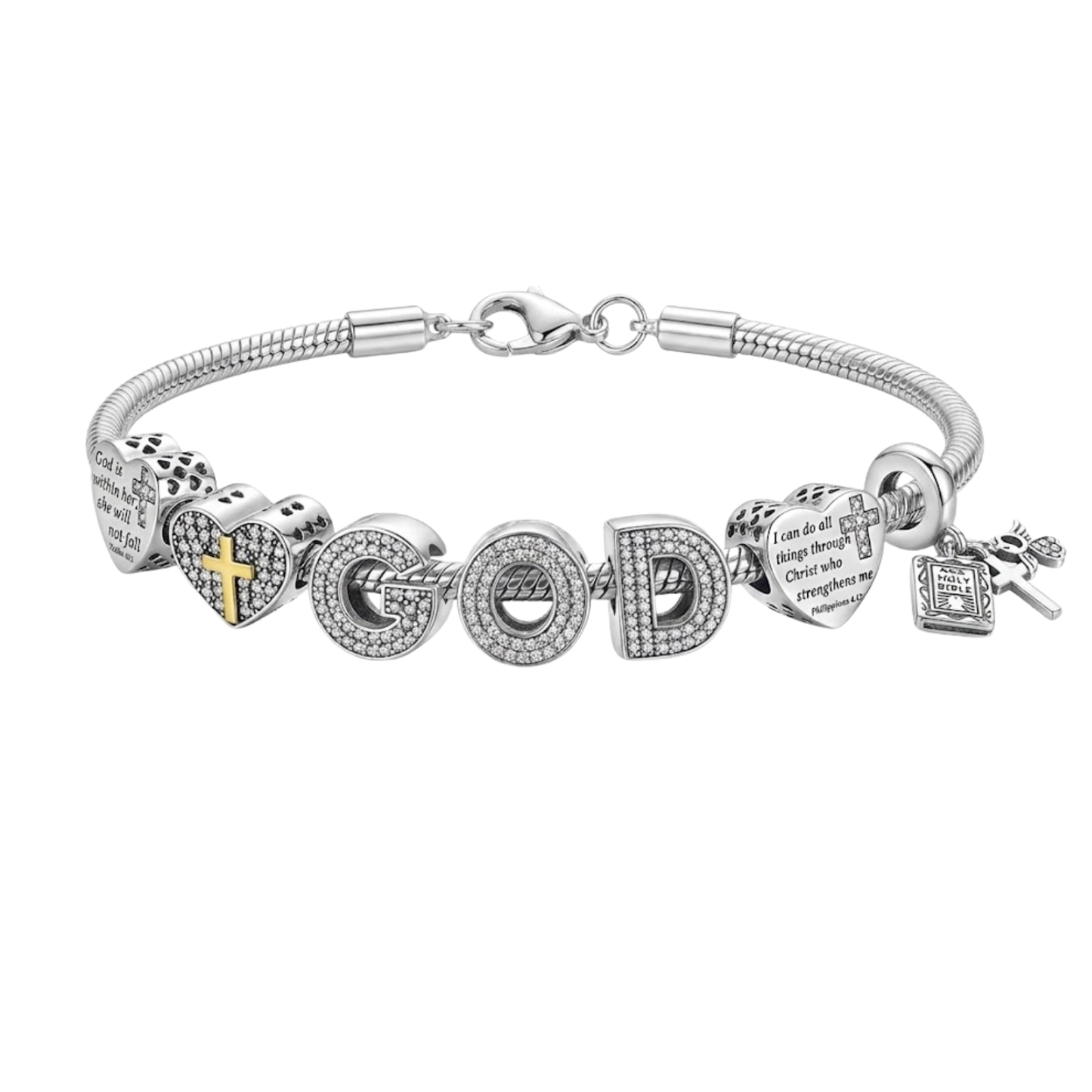 Faith & Grace Charm Bracelet