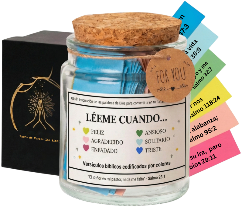Tarro de Versículos Bíblicos (Spanish)