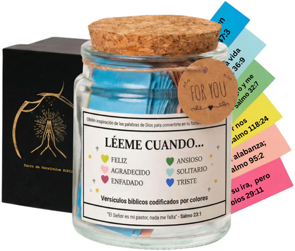 Tarro de Versículos Bíblicos (Spanish)
